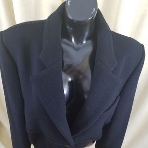 Mark by Mark Jacobs Black Cropped Jacket Women's L